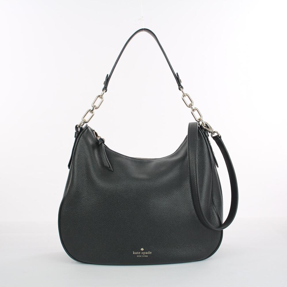Kate Spade Mulberry Street Vivian Black Leather Hobo Bag